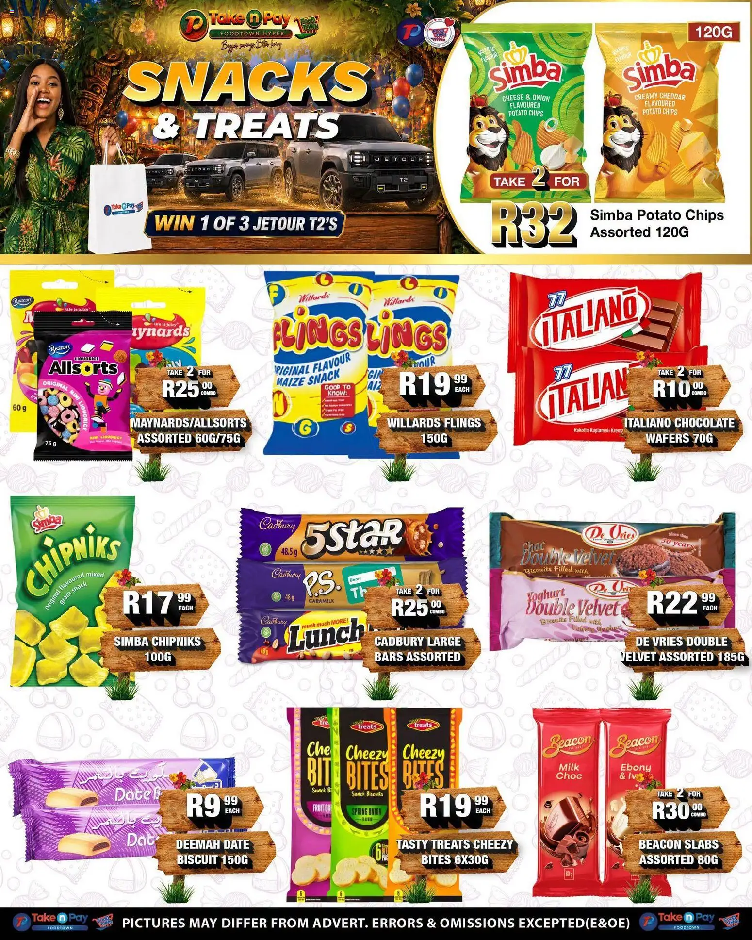 New Take n Pay catalogue – valid from 20/07/2026 | Page: 5 | Products: Yoghurt, Cheese, Chocolate, Snacks