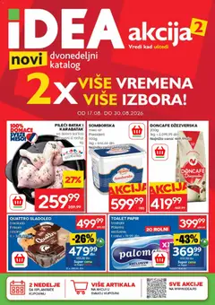 Idea katalog - pregled Idea kataloga - važi od 17.08.2026