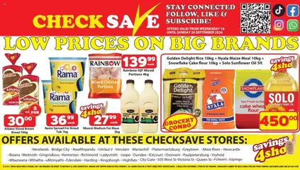 Check Save specials catalogue – valid from 16/09/2026