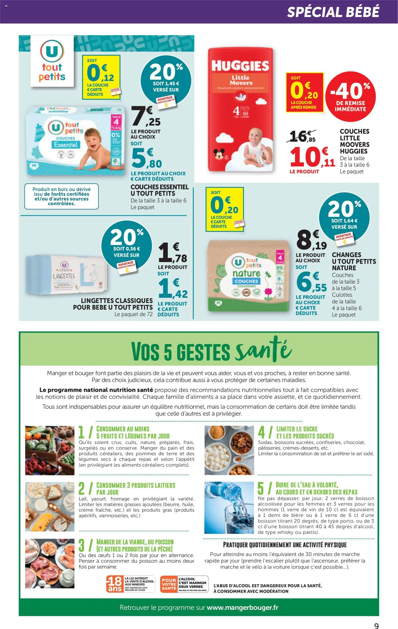 {H1} | Page: 9 | Produits: Sucre, Pêche, Sel, Vin