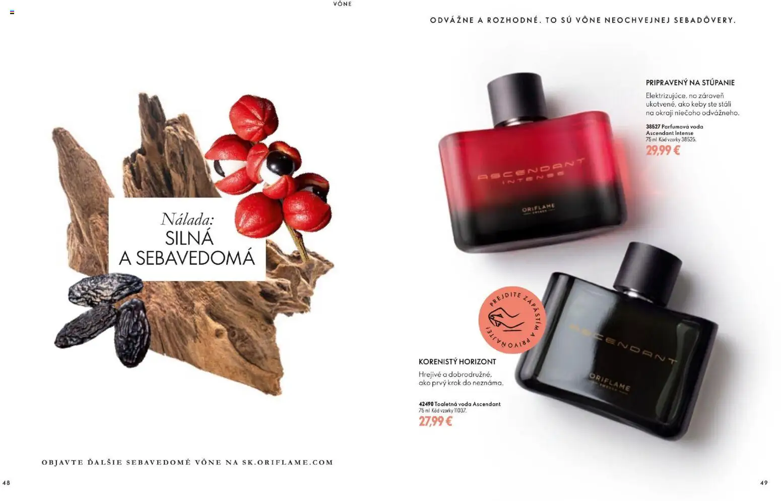 Nové Oriflame akcie – leták je platný od 11.11.2026 | Strana: 25 | Produkty: Toaletná voda, Voda