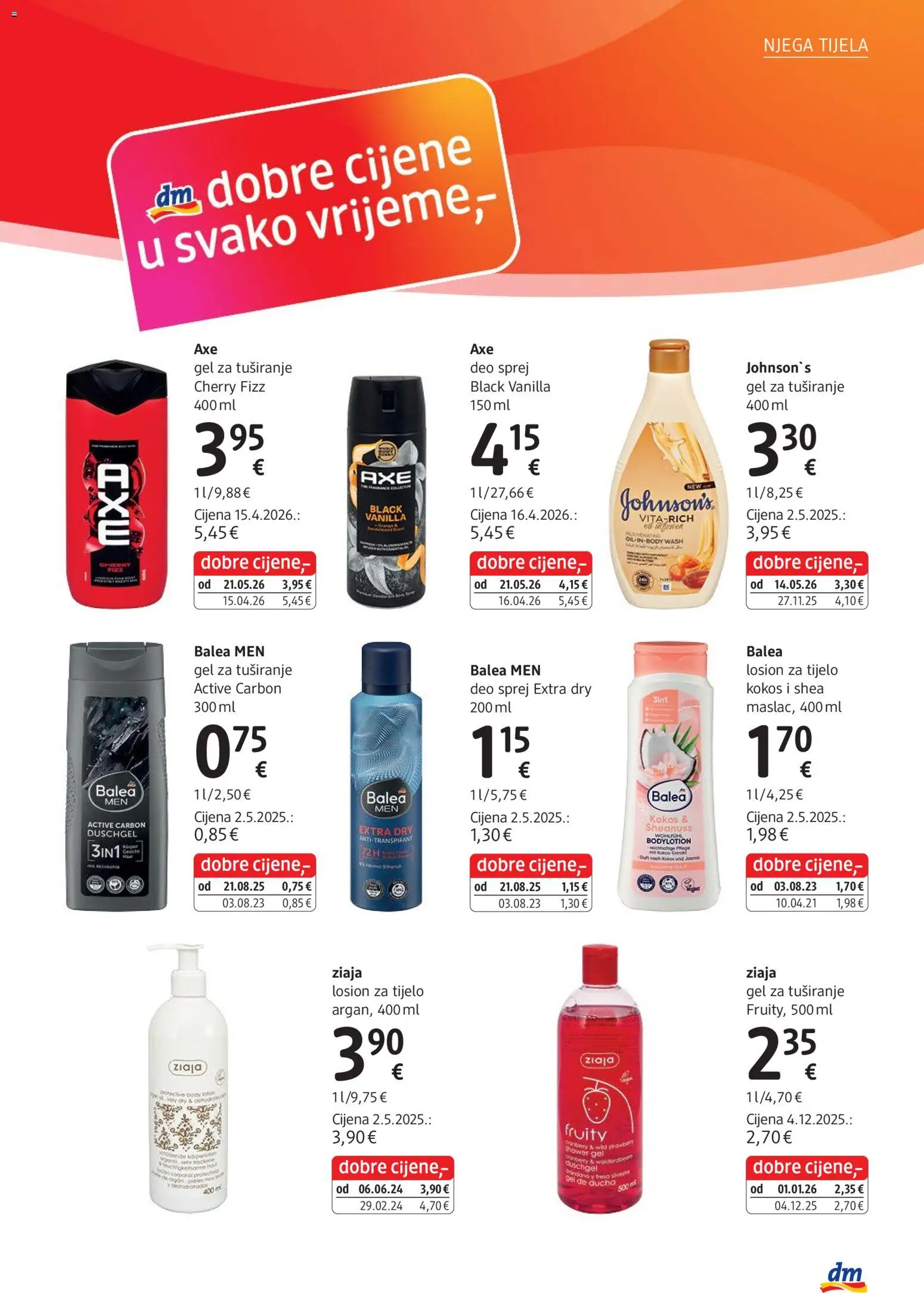 DM katalog | vrijedi od 01.09.2026 | Stranica: 21 | Proizvodi: Gel za tuširanje, Losion za tijelo, Kokos