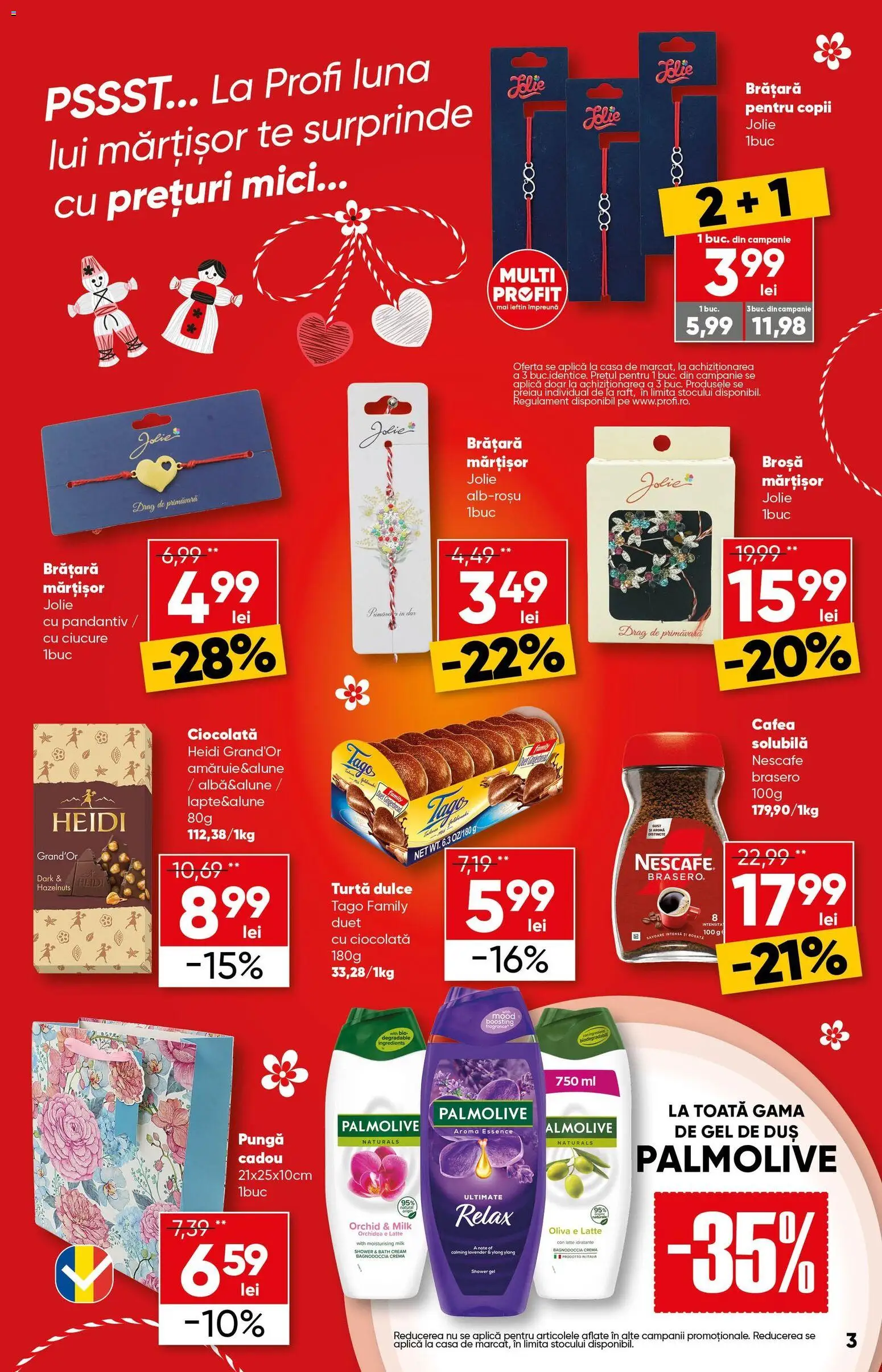 Noul catalog Profi – valabil de la 18.02.2026 | Pagină: 3 | Produse: Şerit ödül, Duș, Mici, Gel de duș
