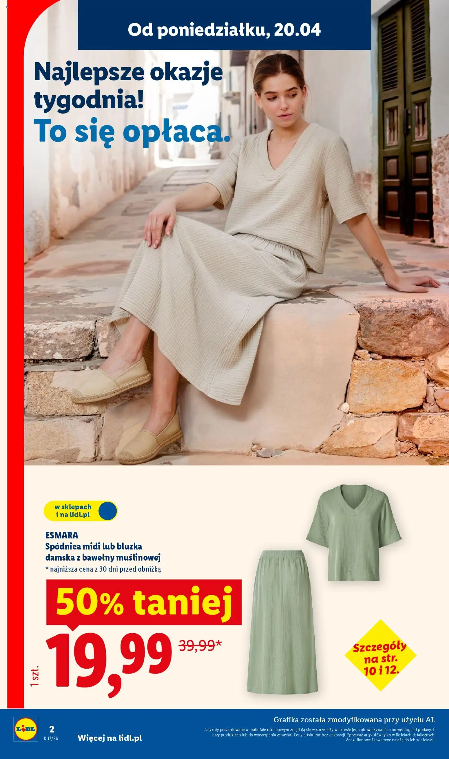 Lidl Katalog od 20.04.2026 | Strona: 2 | Produkty: Bluzka
