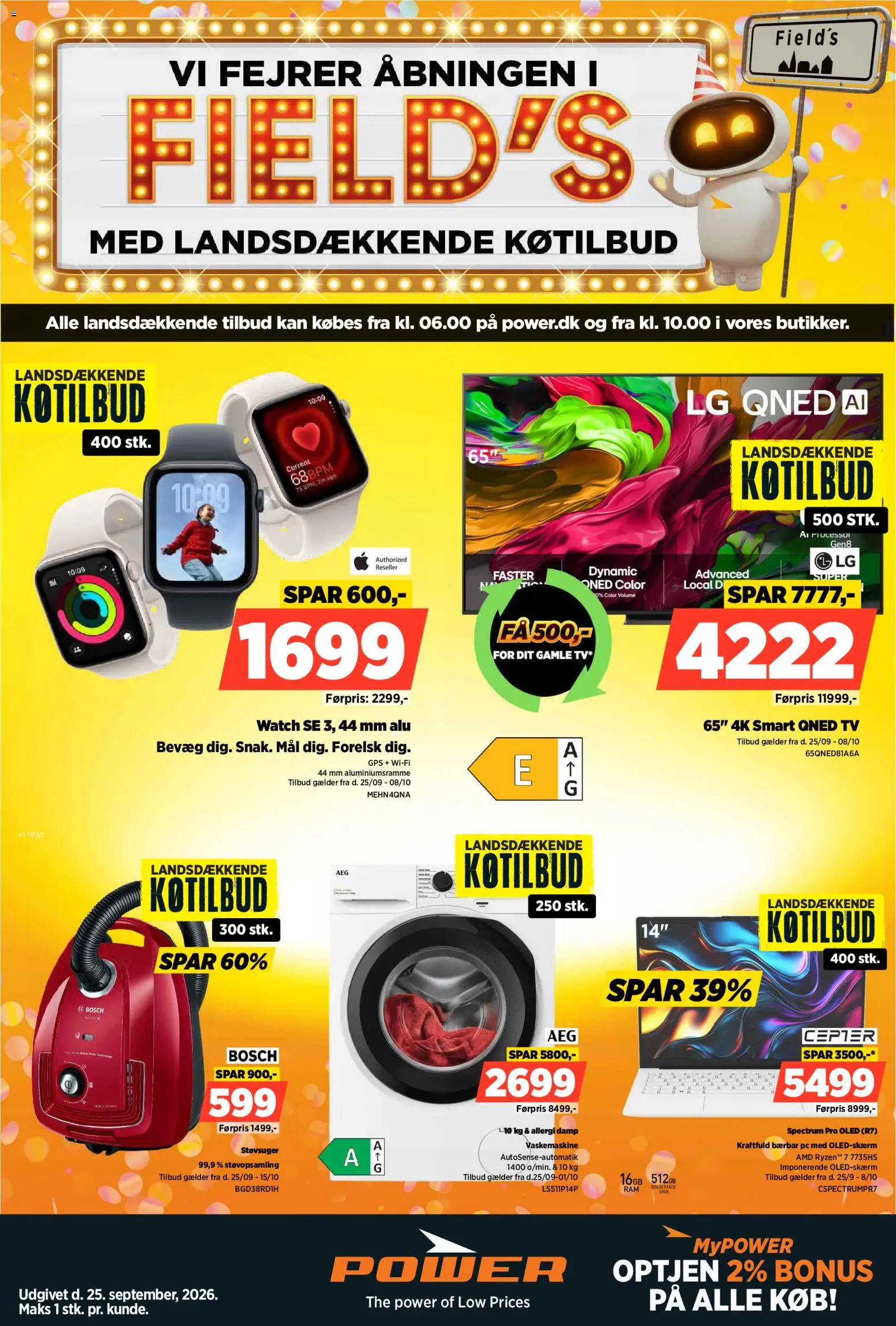 Power tilbudsavis – gyldig fra 25/09/2026 | Side: 1