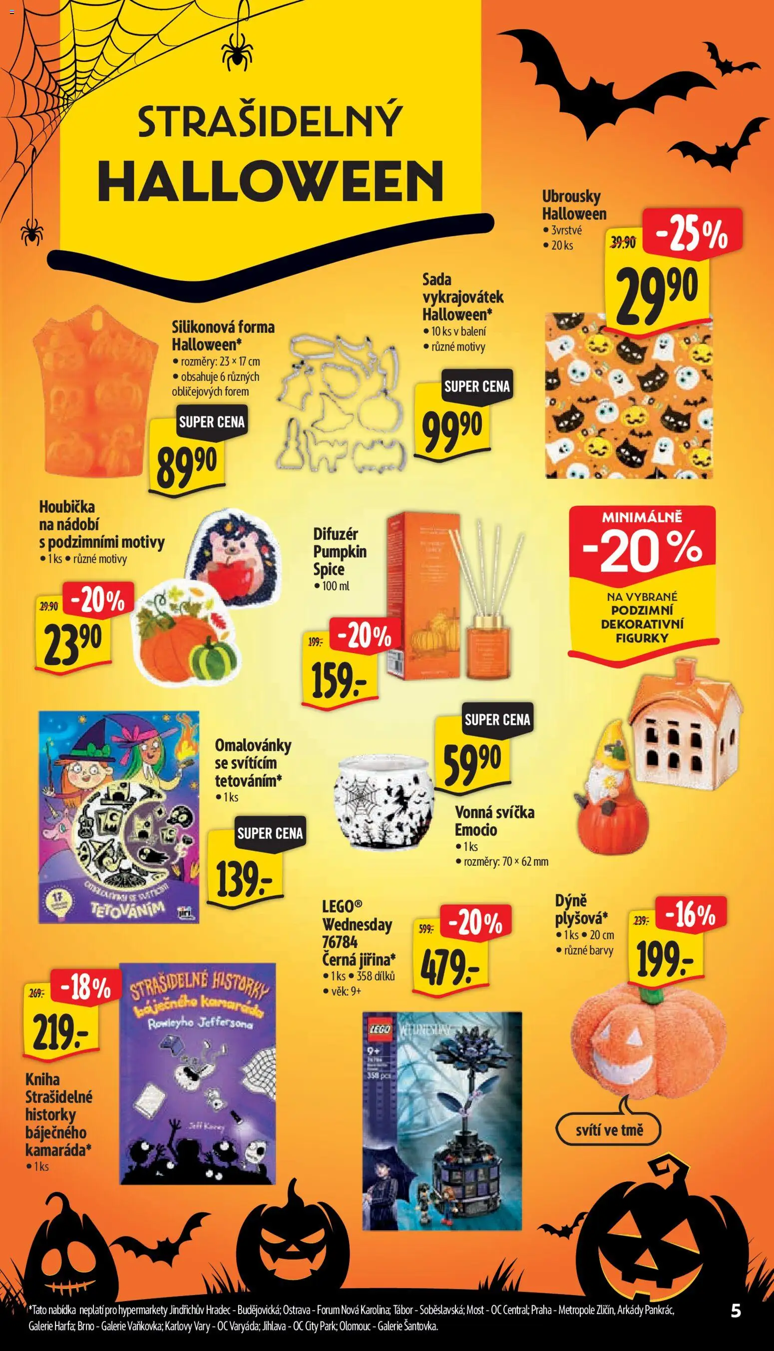 Albert leták - Hypermarket - Znojmo od 14.10.2026 | Strana: 18 | Produkty: Houbička, LEGO, Mošt, Dýně
