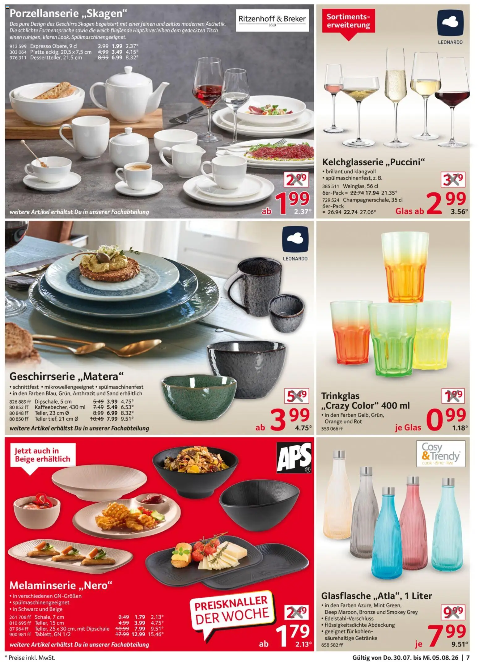 Selgros  Non Food – gültig ab 30.07.2026 | Seite: 7 | Produkte: Tisch