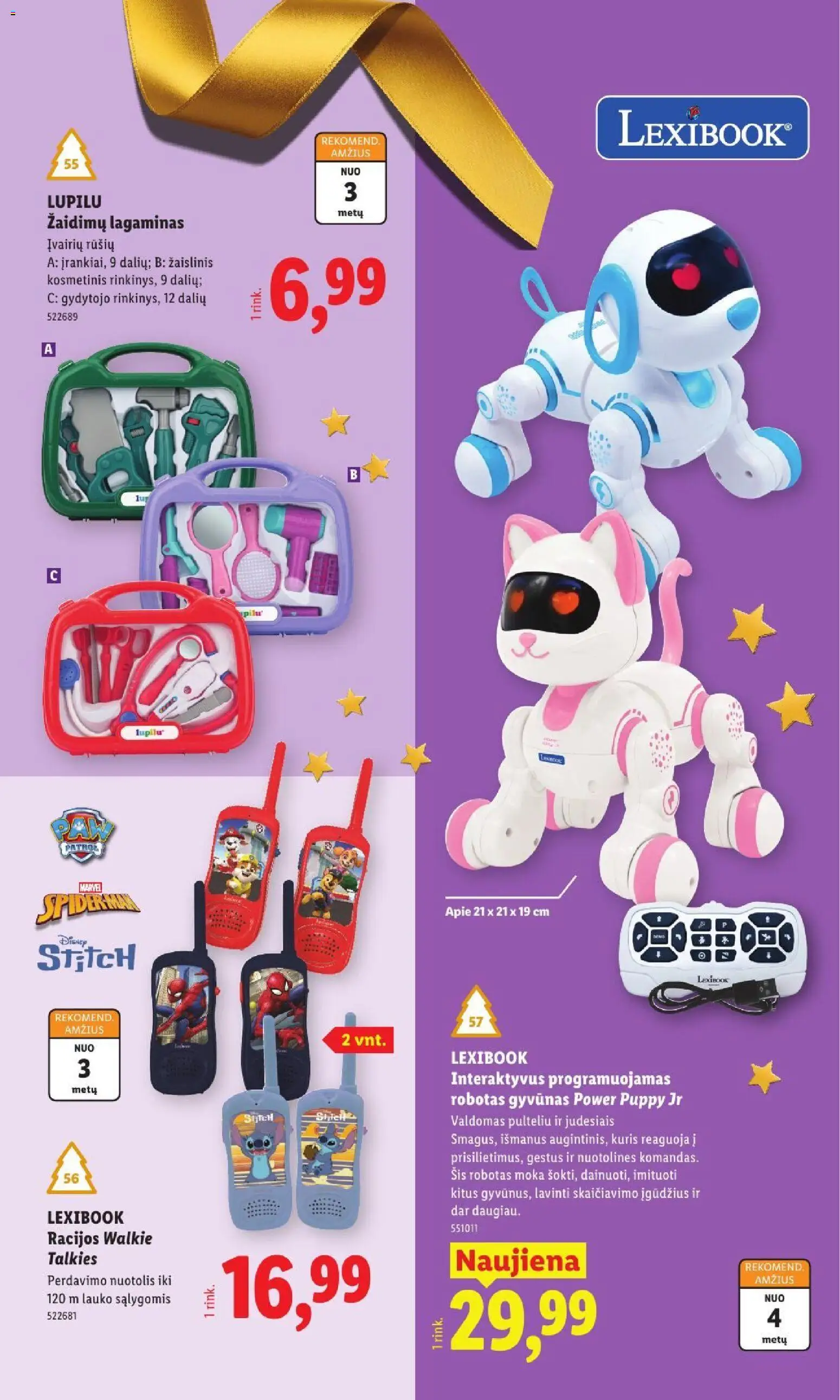 LIDL akcijos nuo 2026.11.02 | Puslapis: 40 | Prekių: Robotas, Lagaminas