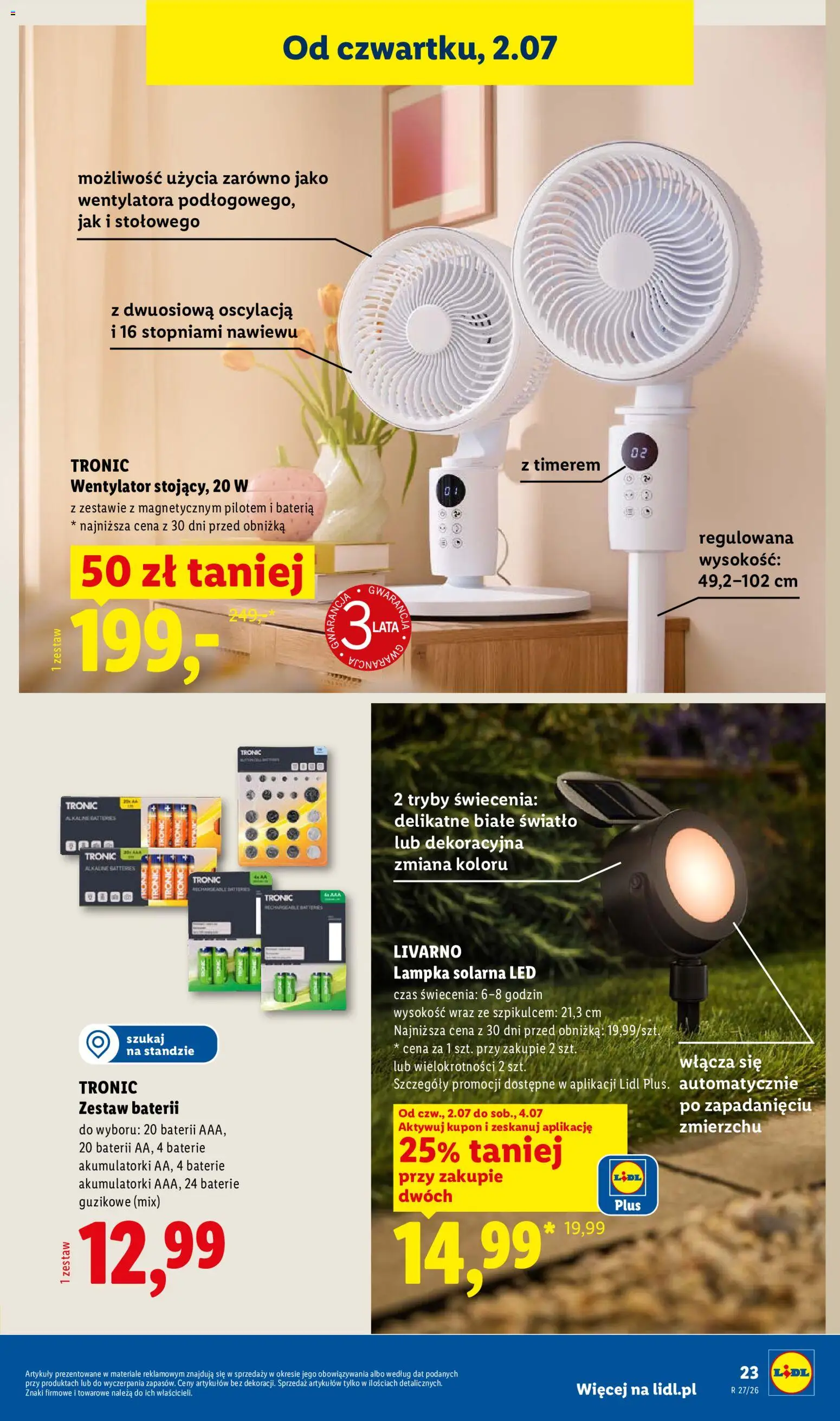 Lidl Polsko katalog od 29.06.2026 | Strana: 31 | Produkty: Baterie, LED