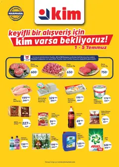 01 Temmuz 2026 tarihinden itibaren geçerli olan Kim Market kataloğu önizlemesi