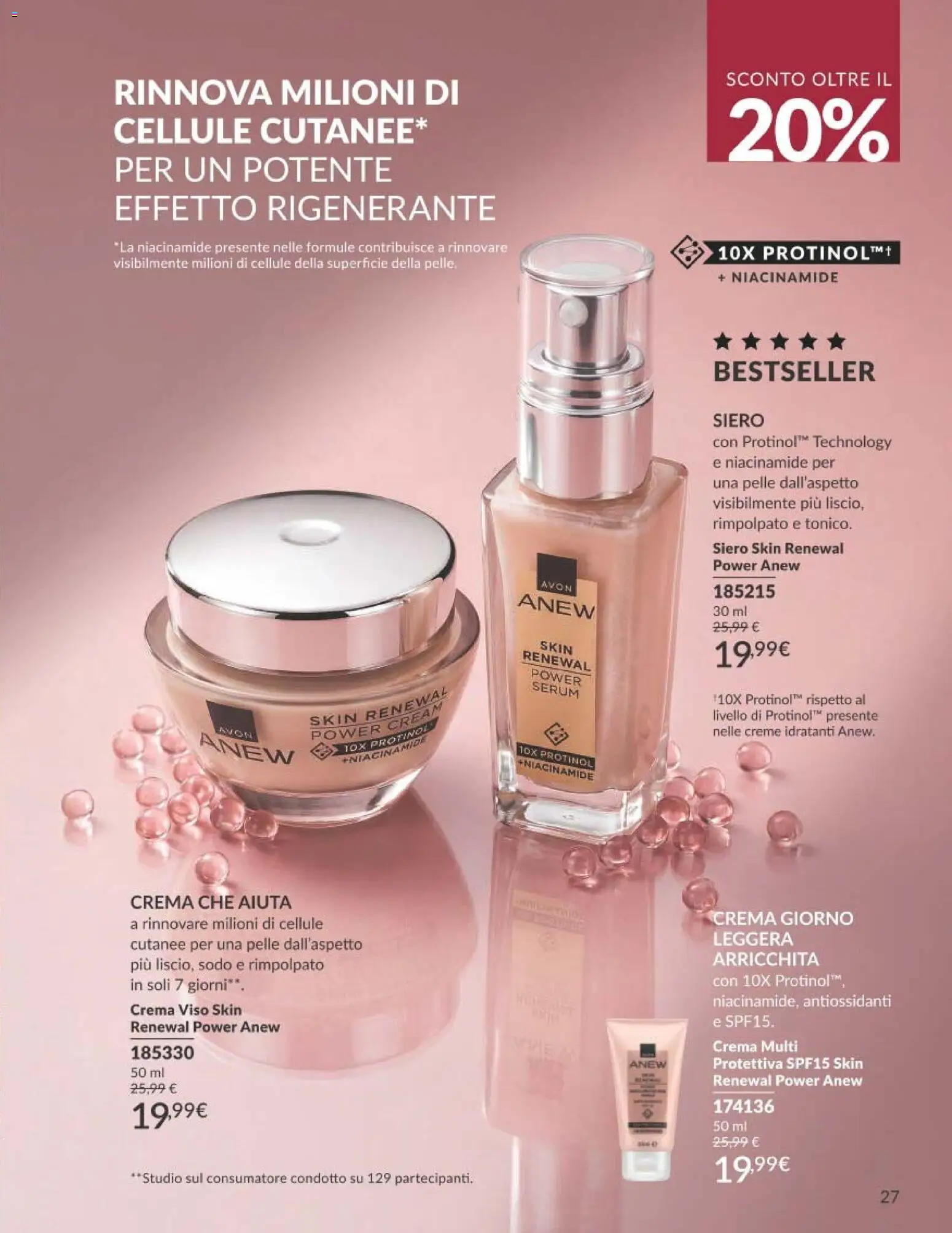 Volantino Avon del 01/09/2026 | Pagina: 27 | Prodotti: Crema, Crema viso