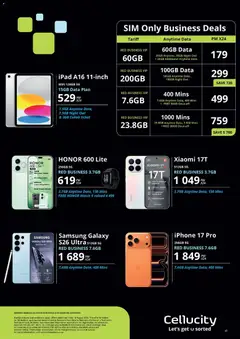 Cellucity specials catalogue – valid from 07/07/2026 | Page: 41 | Products: Data, Sim, Camera, Battery