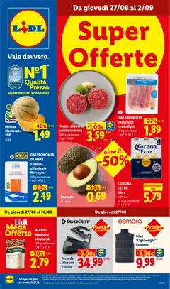 Anteprima del volantino Lidl volantino valido a partire dal 27/08/2026