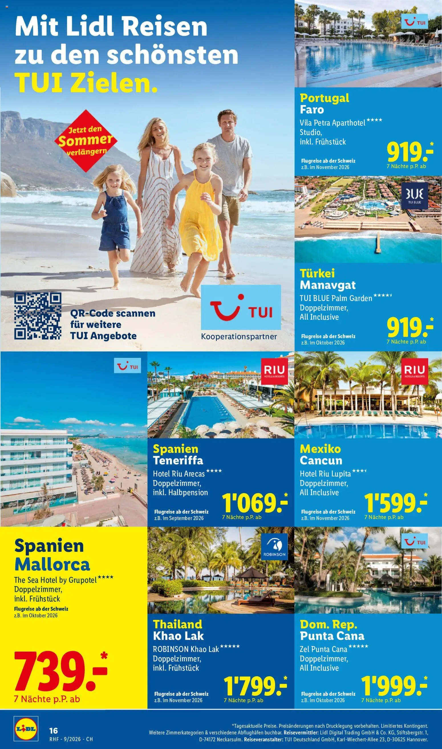 Lidl aktionen Reise-Highlights – gültig ab 29.08.2026 | Seite: 16