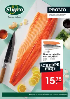 Sligro folder Promo - Voorbeeld van een folder van Sligro, geldig van 03/09/2026