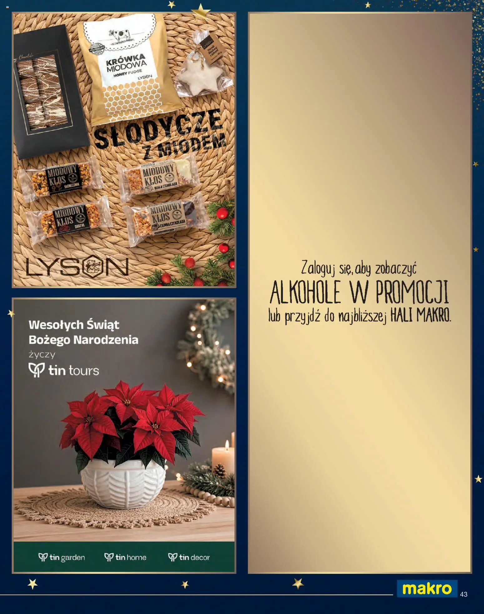 Makro gazetka - Świat prezentów od 01.11.2026 | Strona: 43 | Produkty: Słodycze, Miód, Krowka, Czekolada