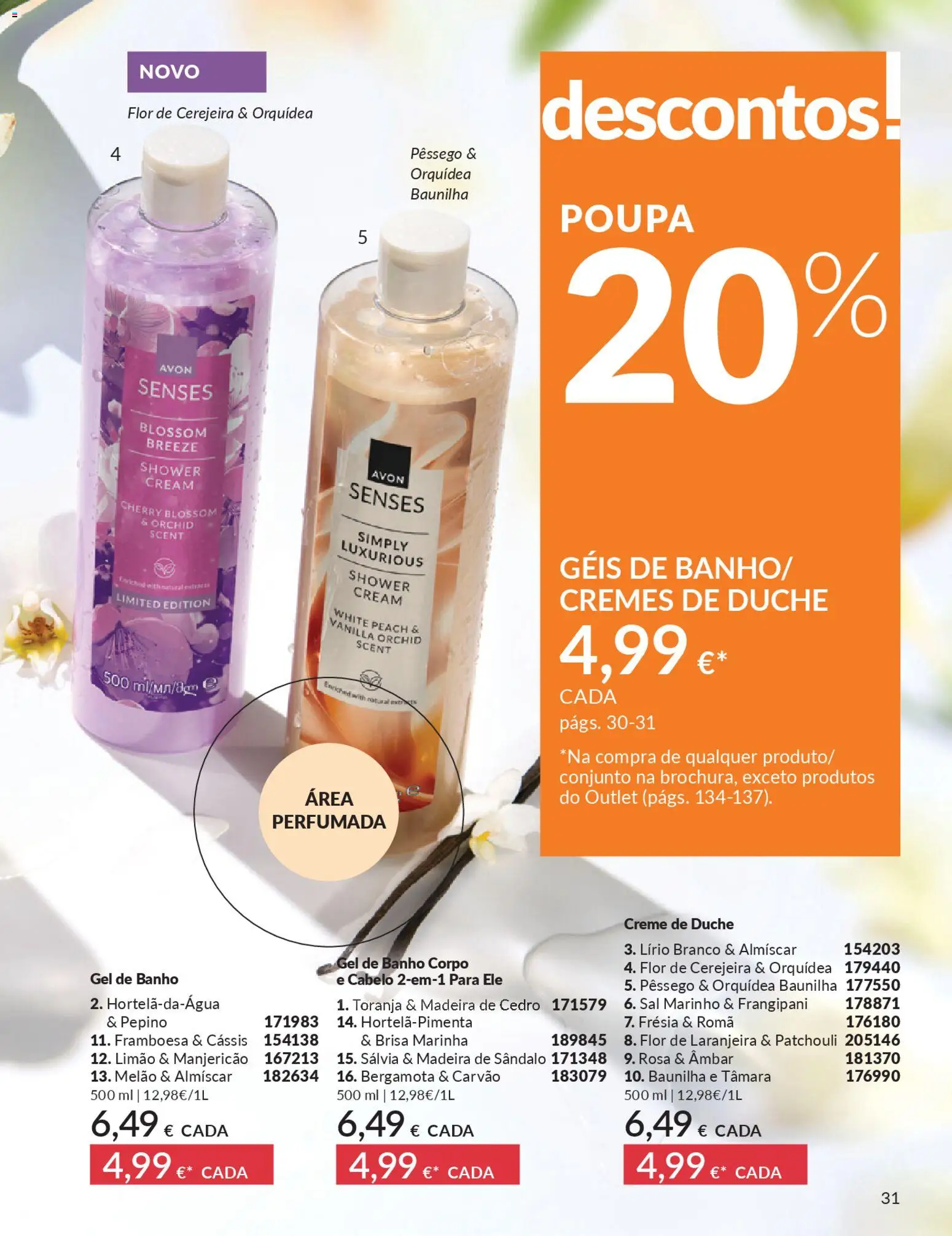 Catálogo Avon Campanha 4 │ válido de 01.04.2026 | Página: 31 | Produtos: Sal, Banho, Melão, Creme