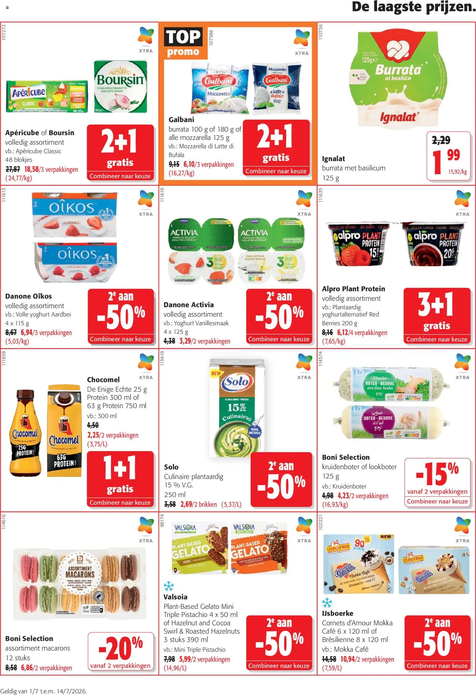 {H1} | Pagina: 12 | Producten: Gelato, Crème, Tomaat, Boter