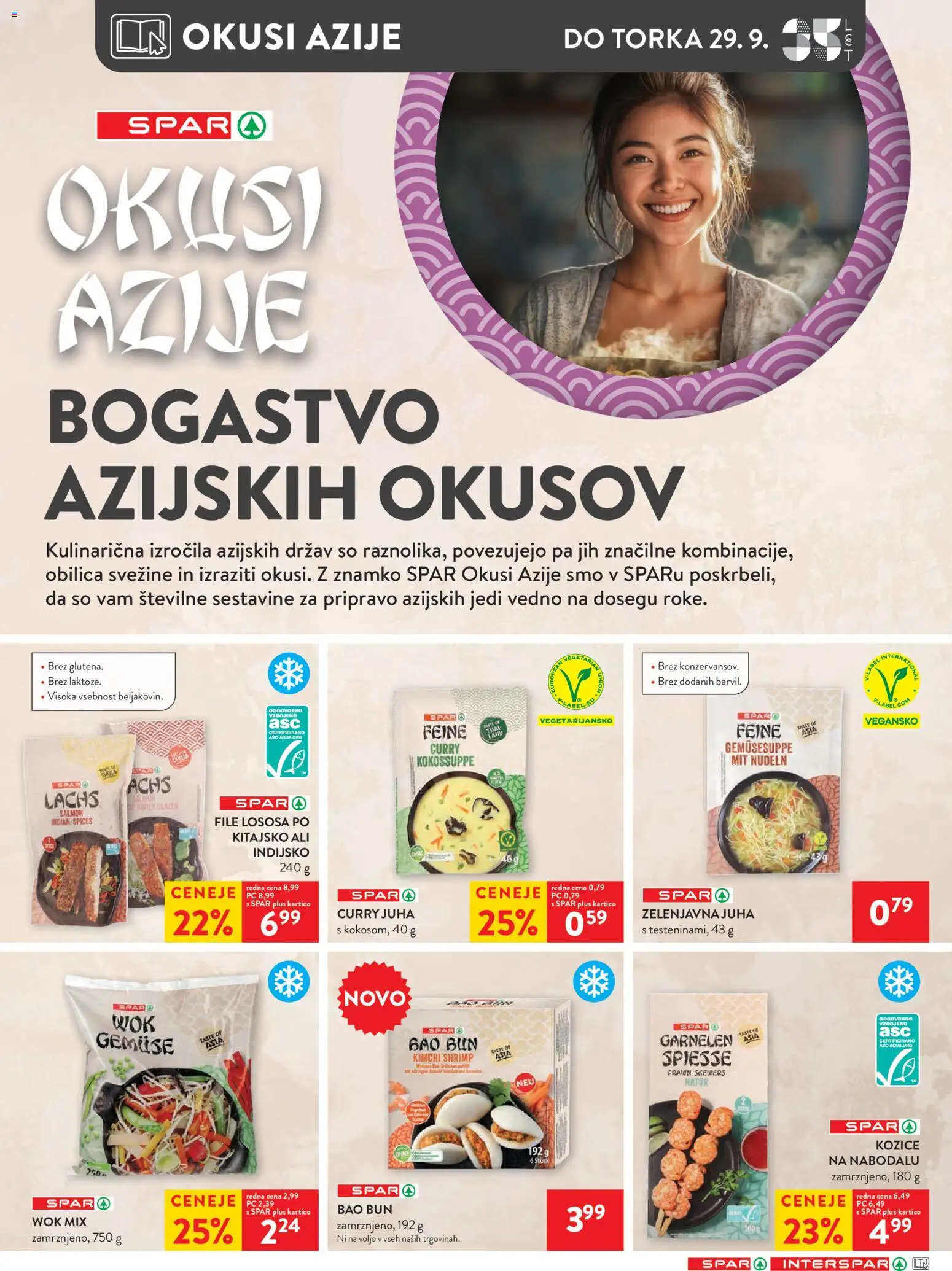 Novi Spar katalog ponudbe – veljaven od 23.09.2026 | Stran: 4 | Izdelki: Kozice, Juha
