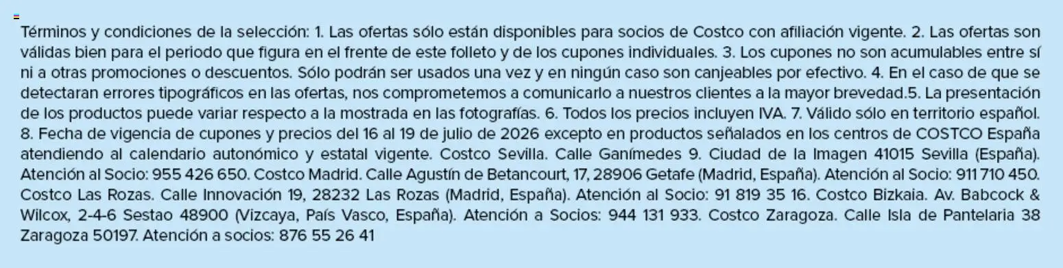 Costco 4 días de descuentos │ válido desde el 16/07/2026 | Página: 4