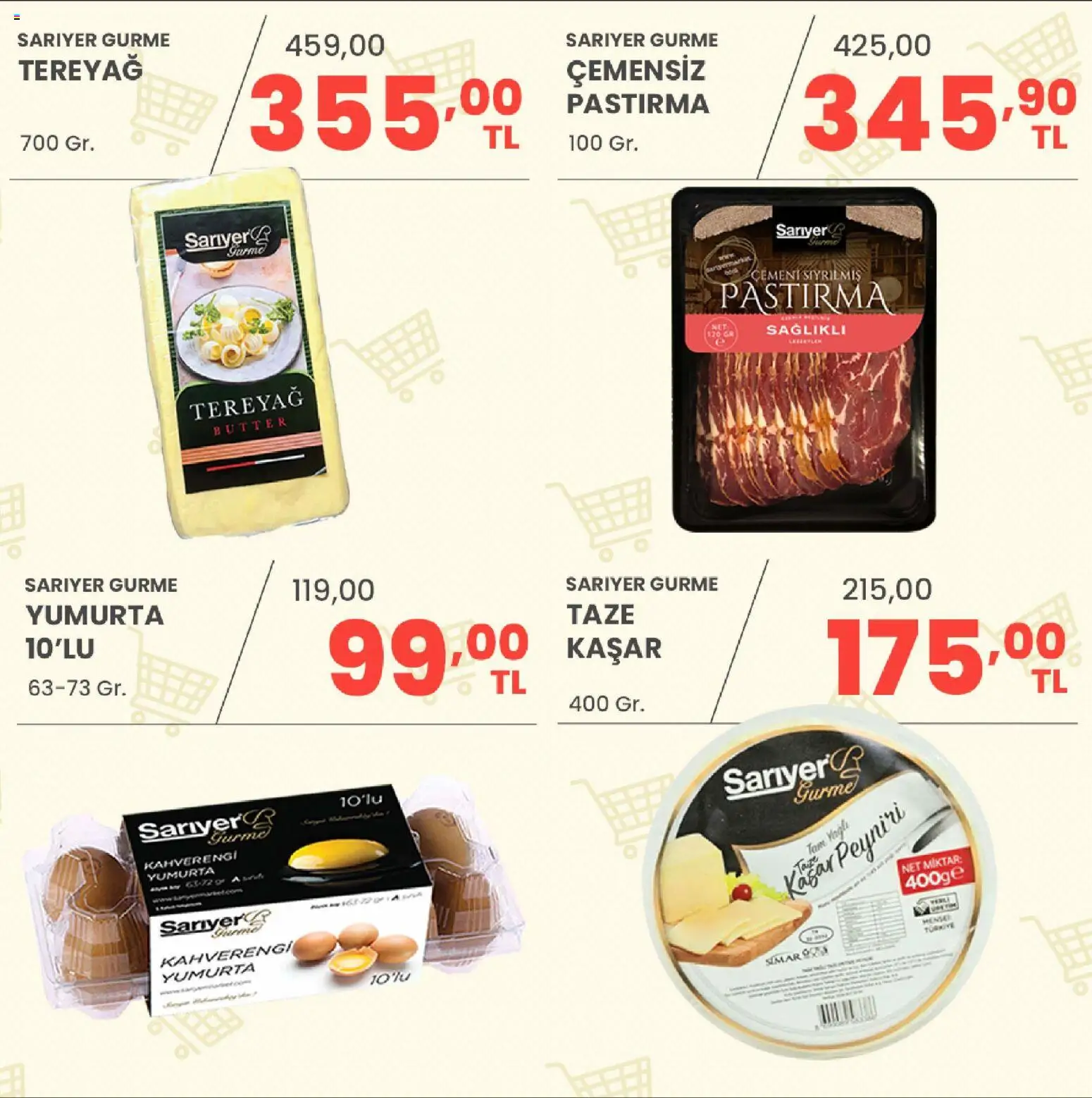 Sarıyer Katalog - 07 Ağustos 2026 tarihinden itibaren geçerlidir | Sayfa: 4 | Ürünler: Yumurta