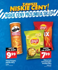 Pogląd oferty "Topaz gazetka - Zawsze Niskie Ceny" - ważna od 01.07.2026 | Strona: 40 | Produkty: Ketchup, Chipsy Lays, Lays, Pringles