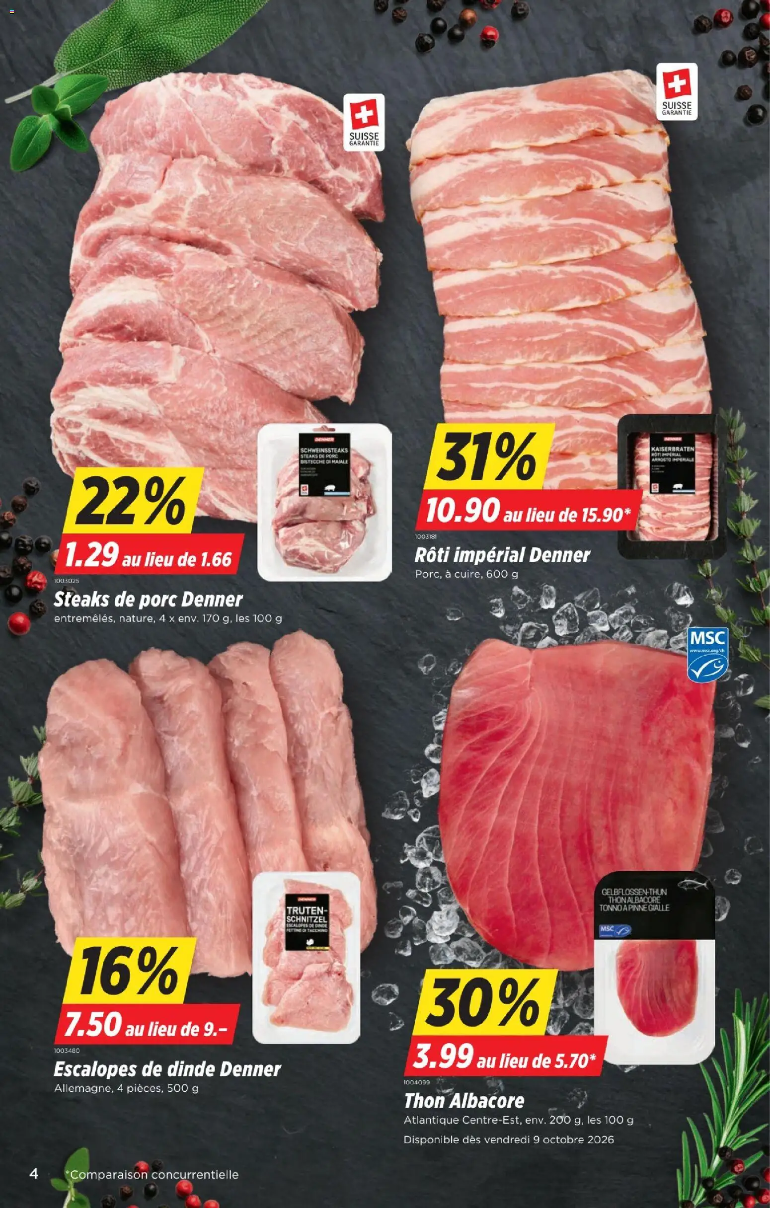Denner aktionen FR – gültig ab 08.10.2026 | Seite: 4