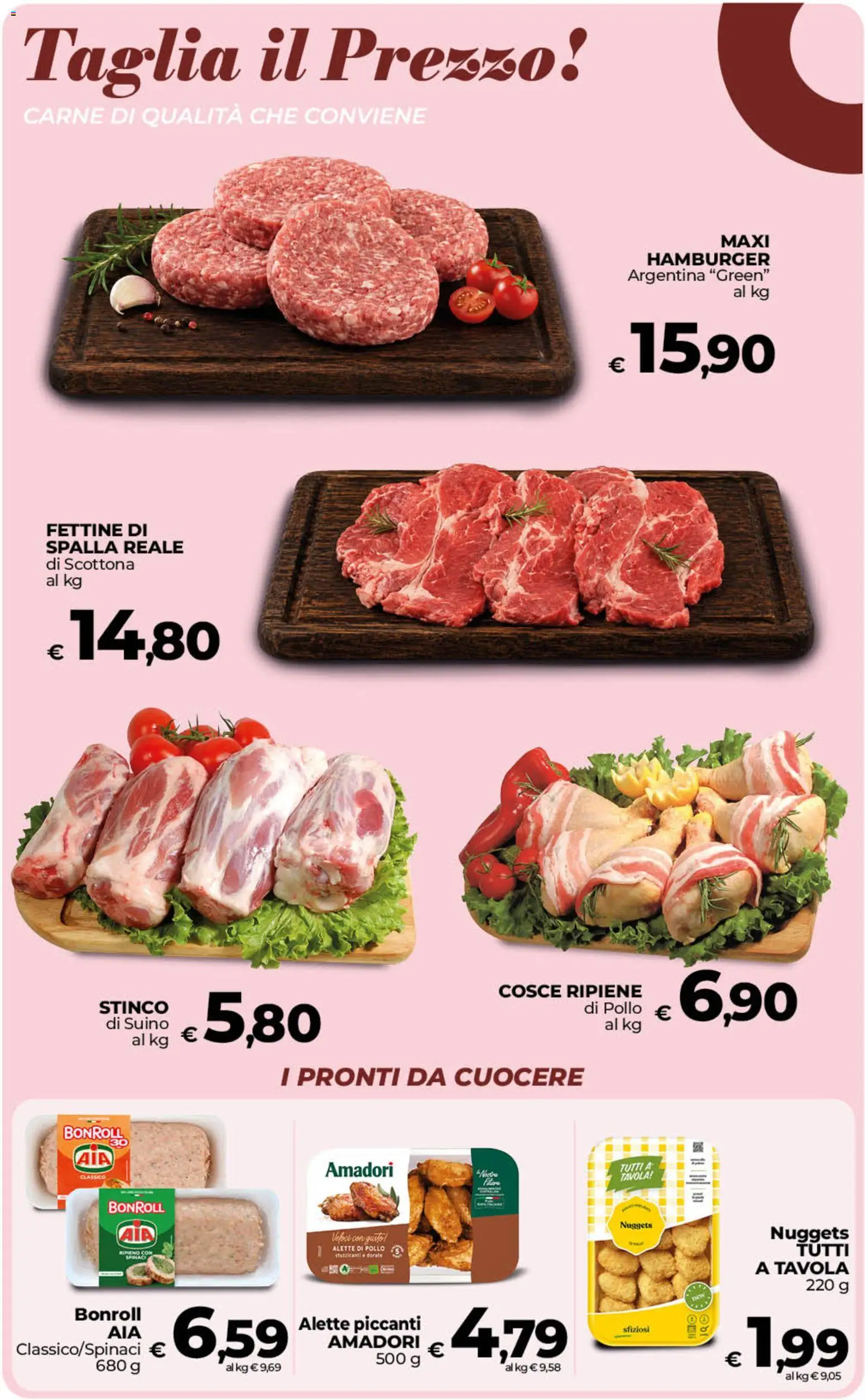 Volantino Ipercoop del 23/10/2026 | Pagina: 19 | Prodotti: Nuggets, Suino, Carne, Hamburger