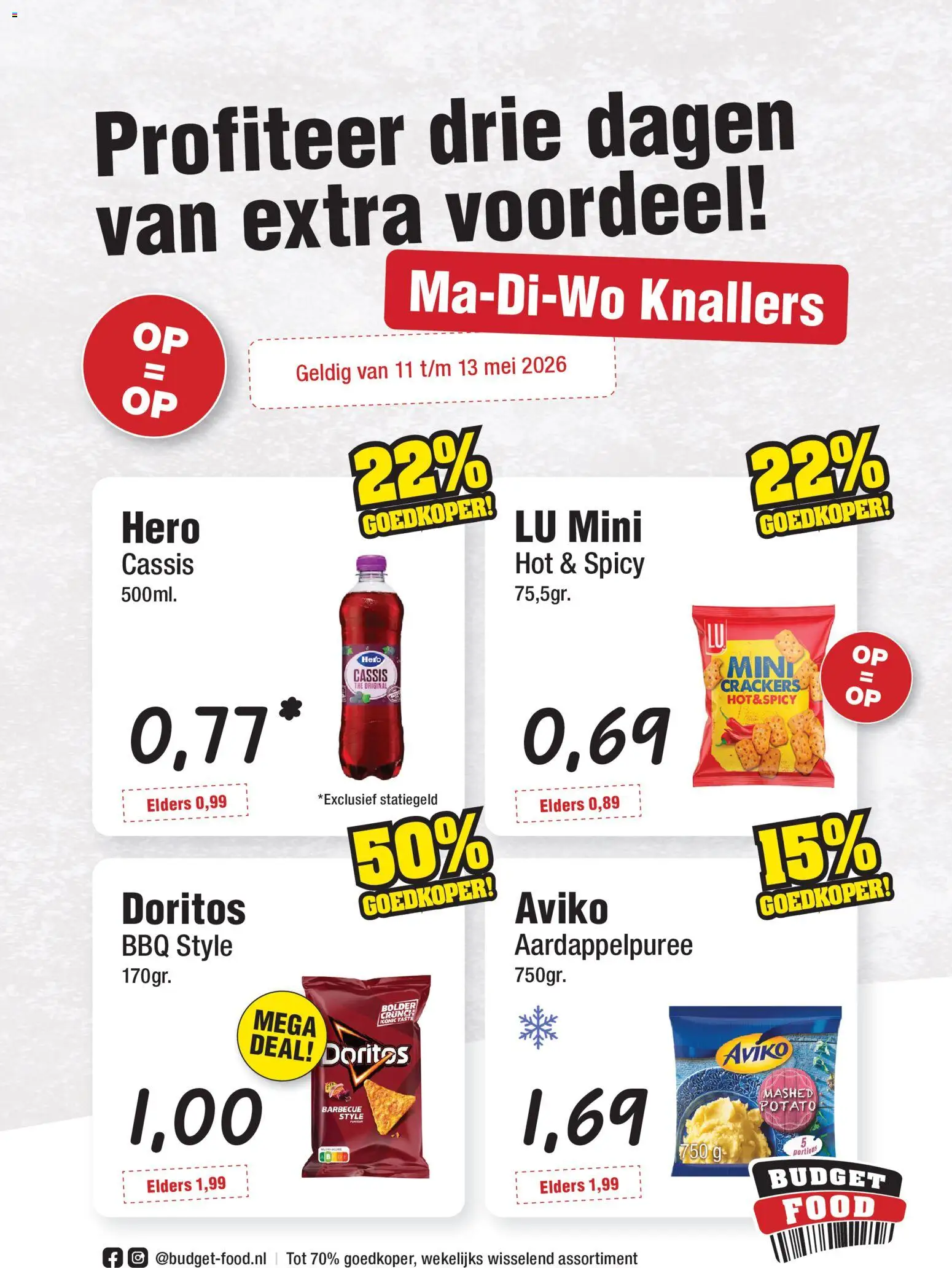 {H1} | Pagina: 7 | Producten: Édességek, Cassis, Doritos
