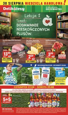 Pogląd oferty "Delikatesy Centrum gazetka" - ważna od 27.08.2026