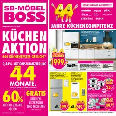 SB Möbel Boss Prospekt ab 17.10.2026 gültig