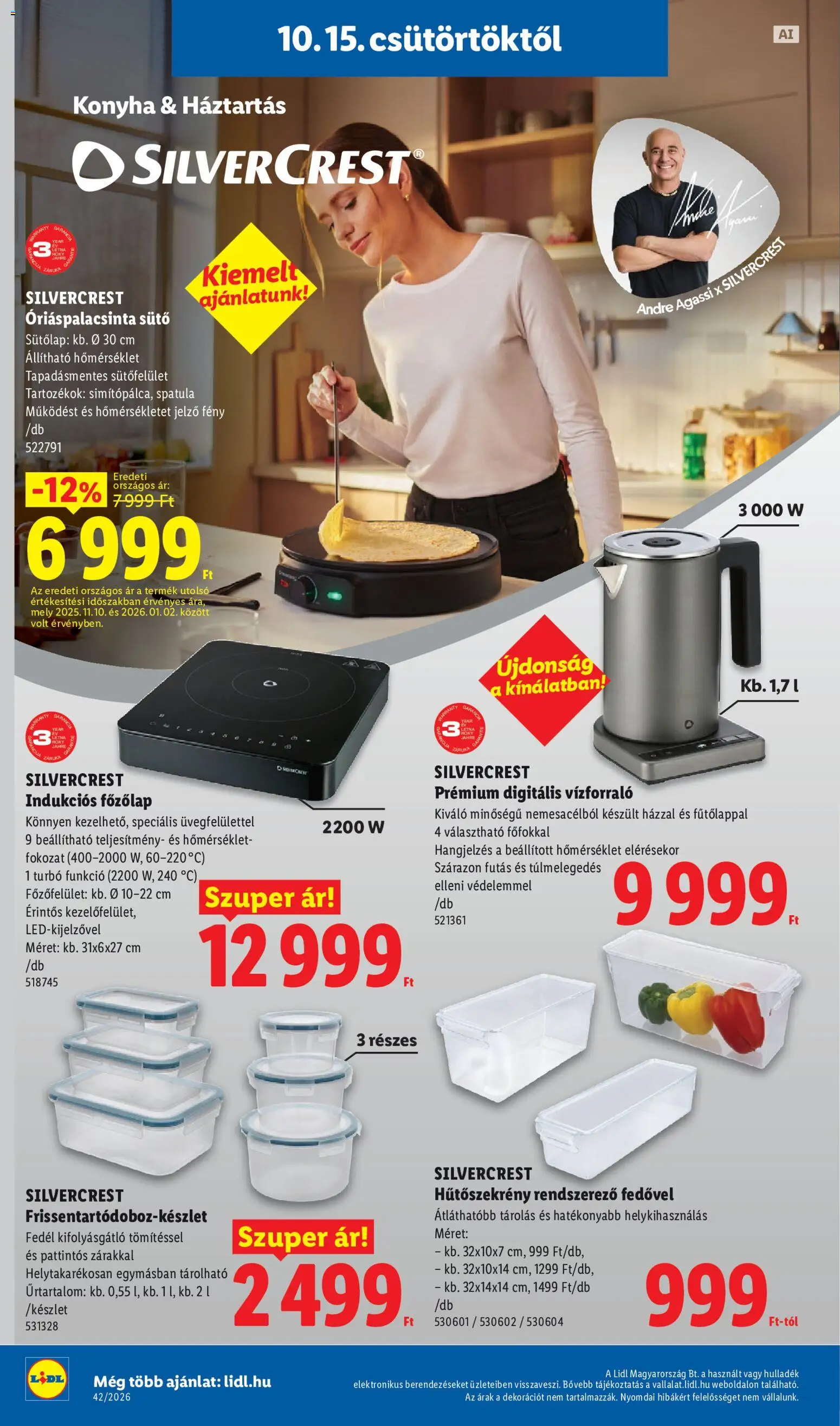Lidl akciós ujság - amely érvényes a következő dátumtól: 2026.10.15. | Oldal: 38