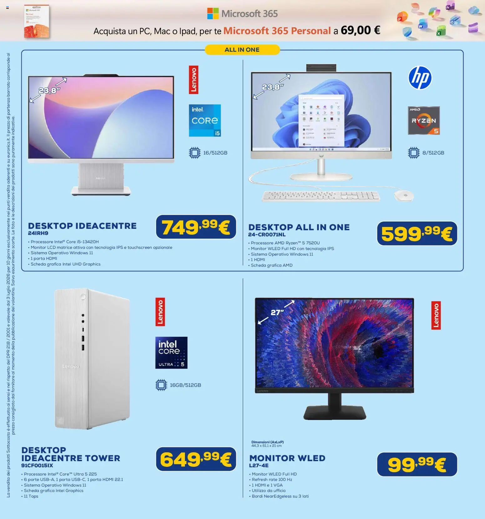 Volantino Euronics del 03/07/2026 | Pagina: 25