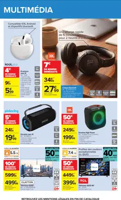 Carrefour - Prévisualisation de Carrefour catalogue valide à partir de 21/07/2026 | Page: 67 | Produits: Écouteurs, Enceinte, Televiseur, Casque