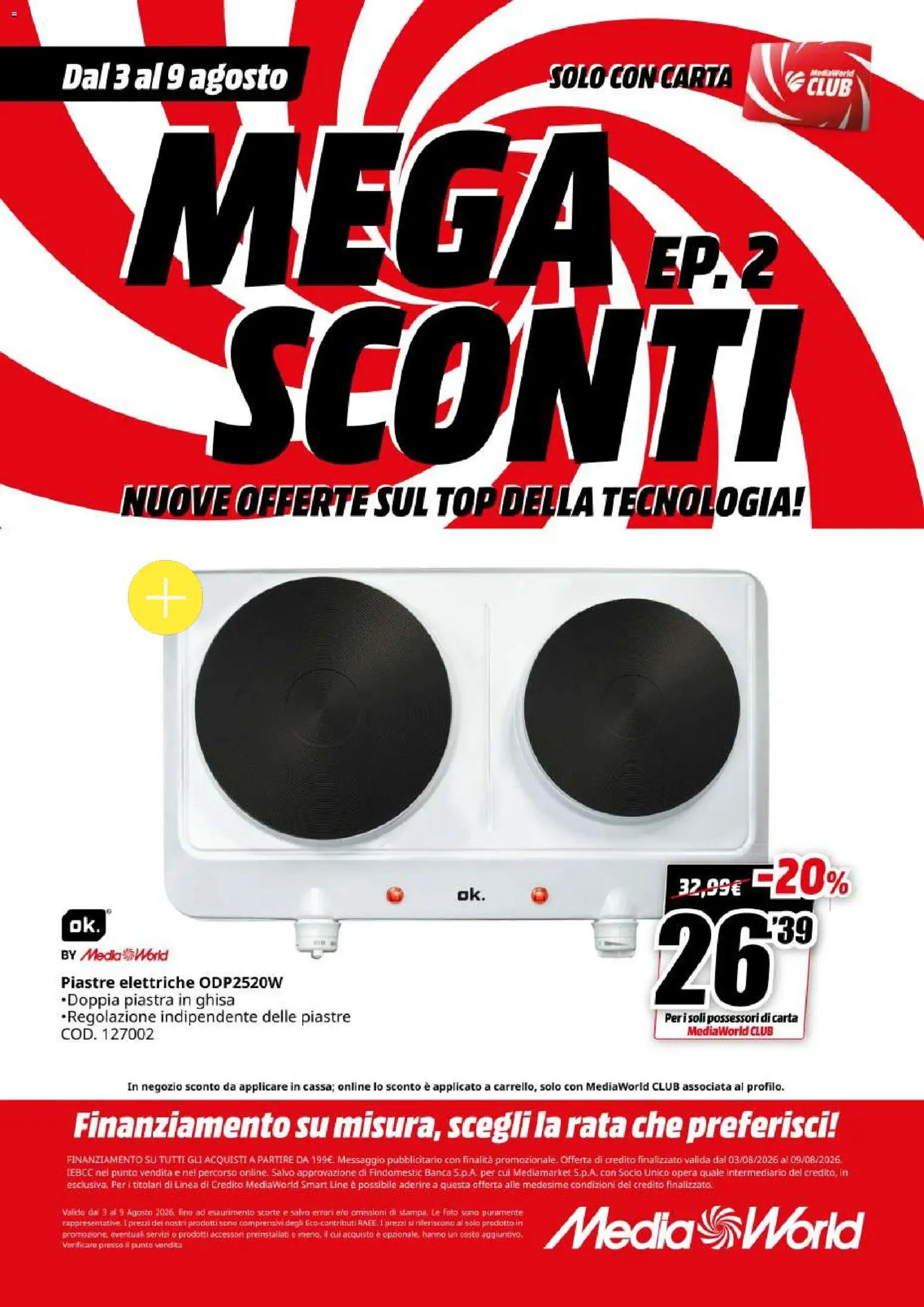 Volantino Media World del 03/08/2026 | Pagina: 49