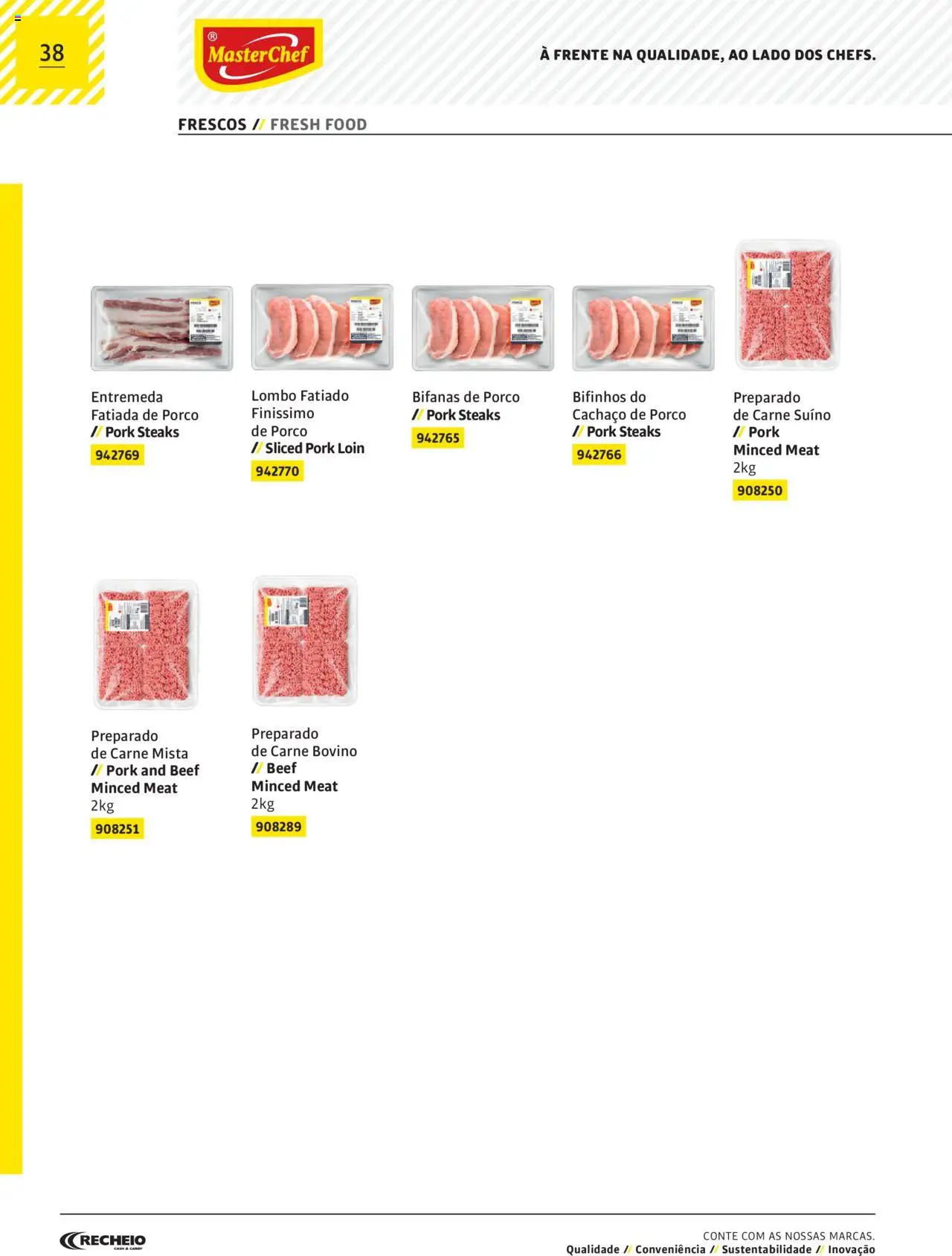 Recheio AS NOSSAS MARCAS │ válido de 19/12/2023 | Página: 38 | Produtos: Lombo, Carne