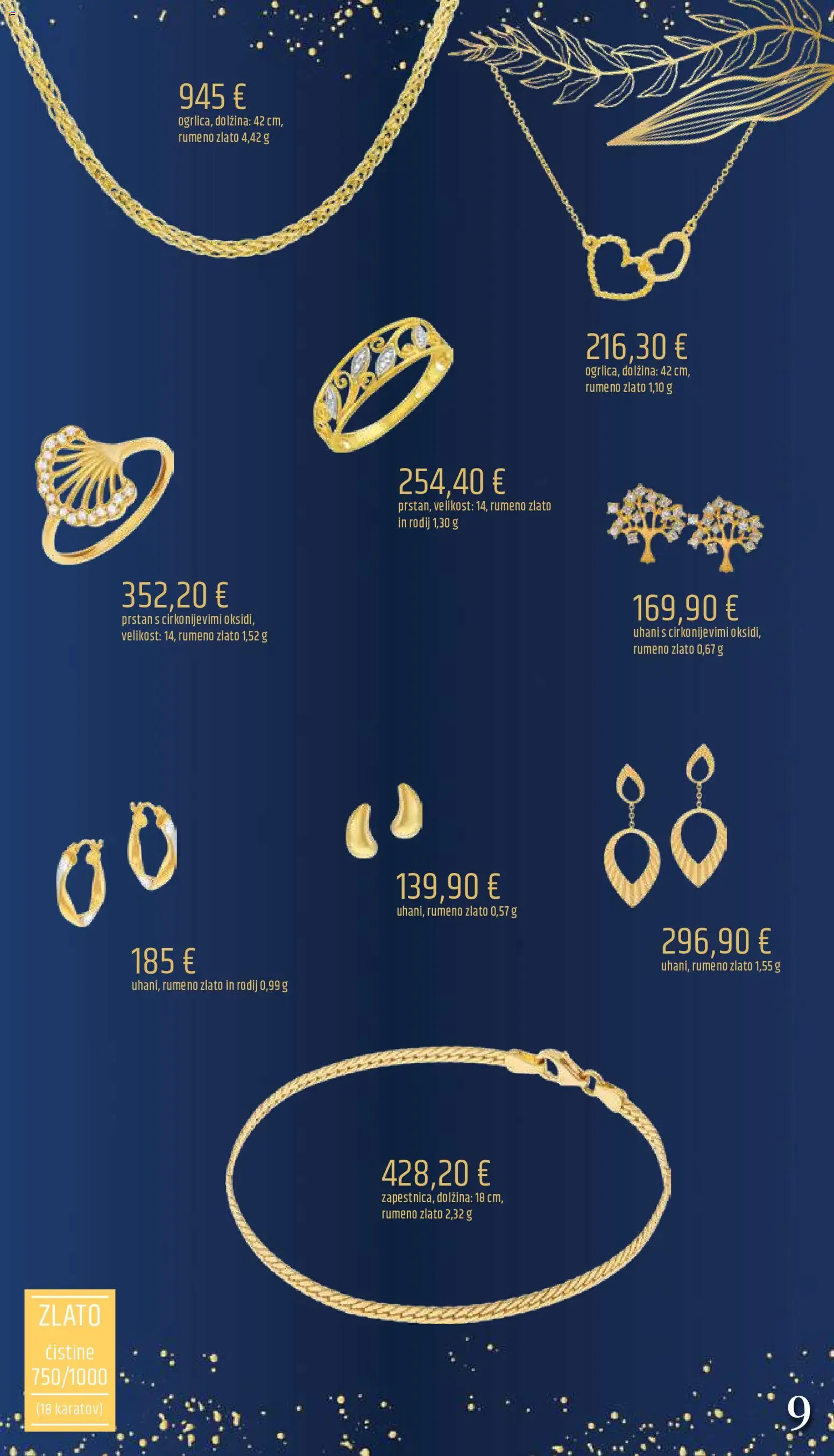 Novi E.leclerc katalog ponudbe – veljaven od 09.10.2026 | Stran: 9 | Izdelki: Prstan, Uhani