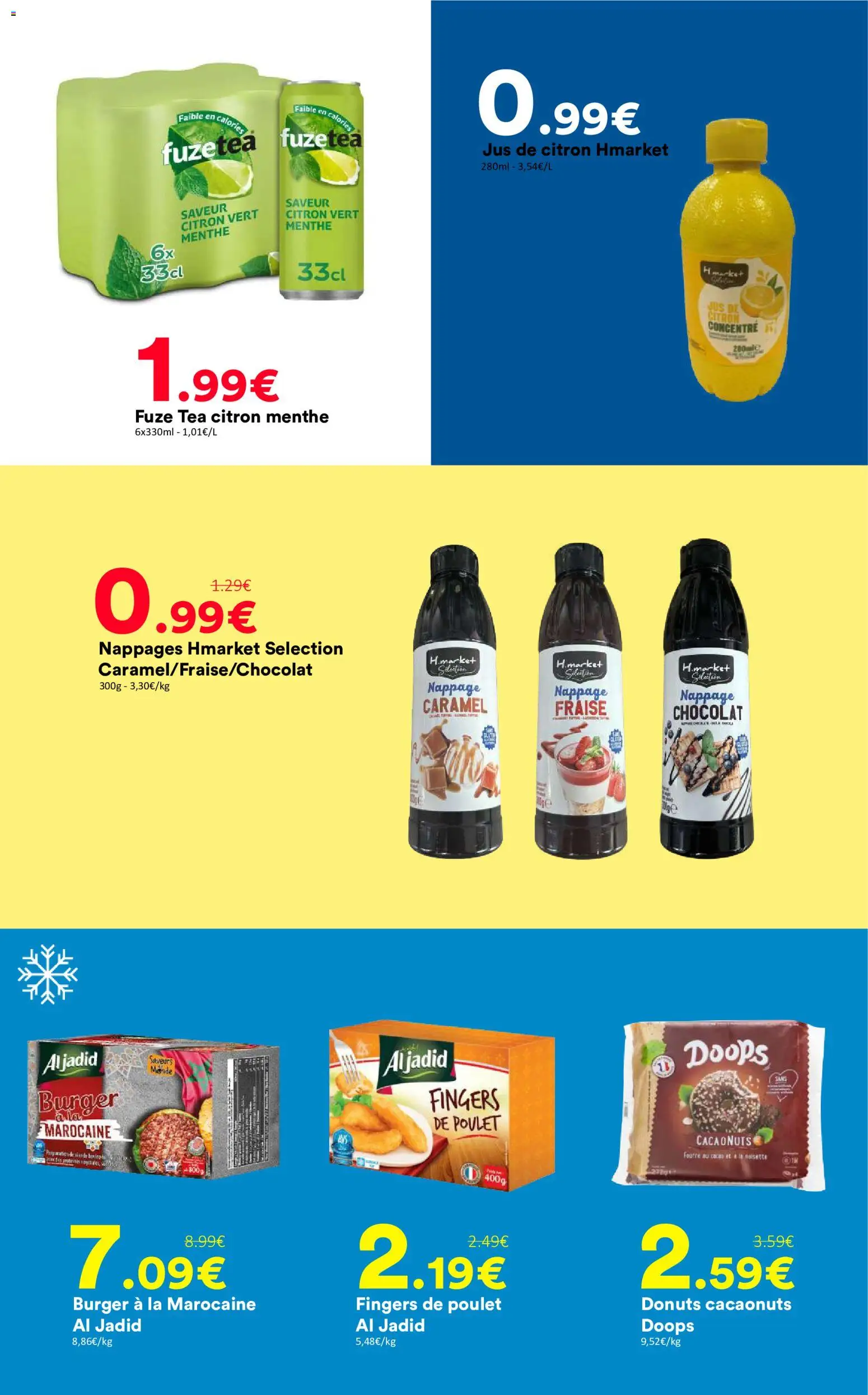 {H1} | Page: 5 | Produits: Citron, Menthe, Chocolat, Jus