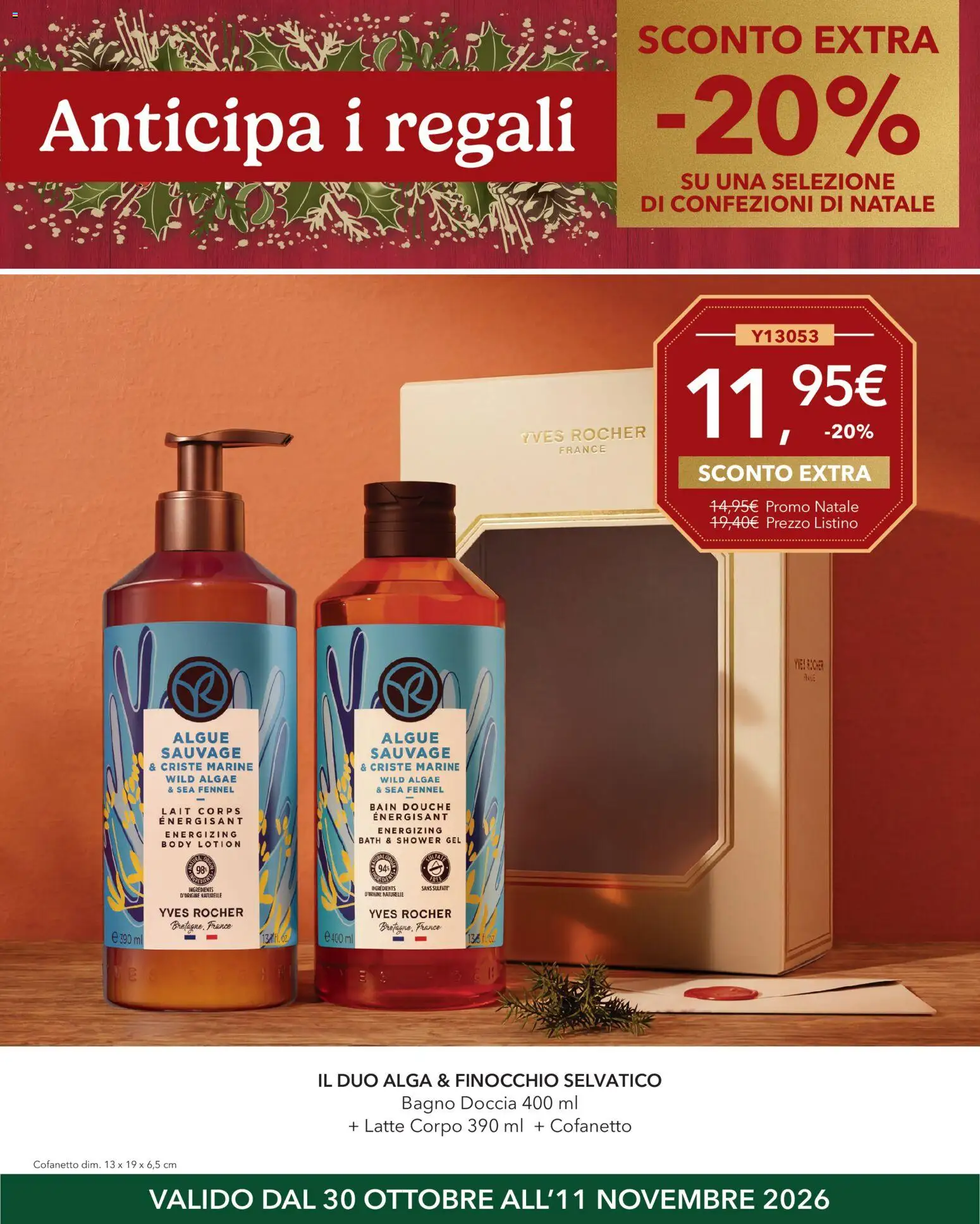 Volantino Yves Rocher del 30/10/2026 | Pagina: 11