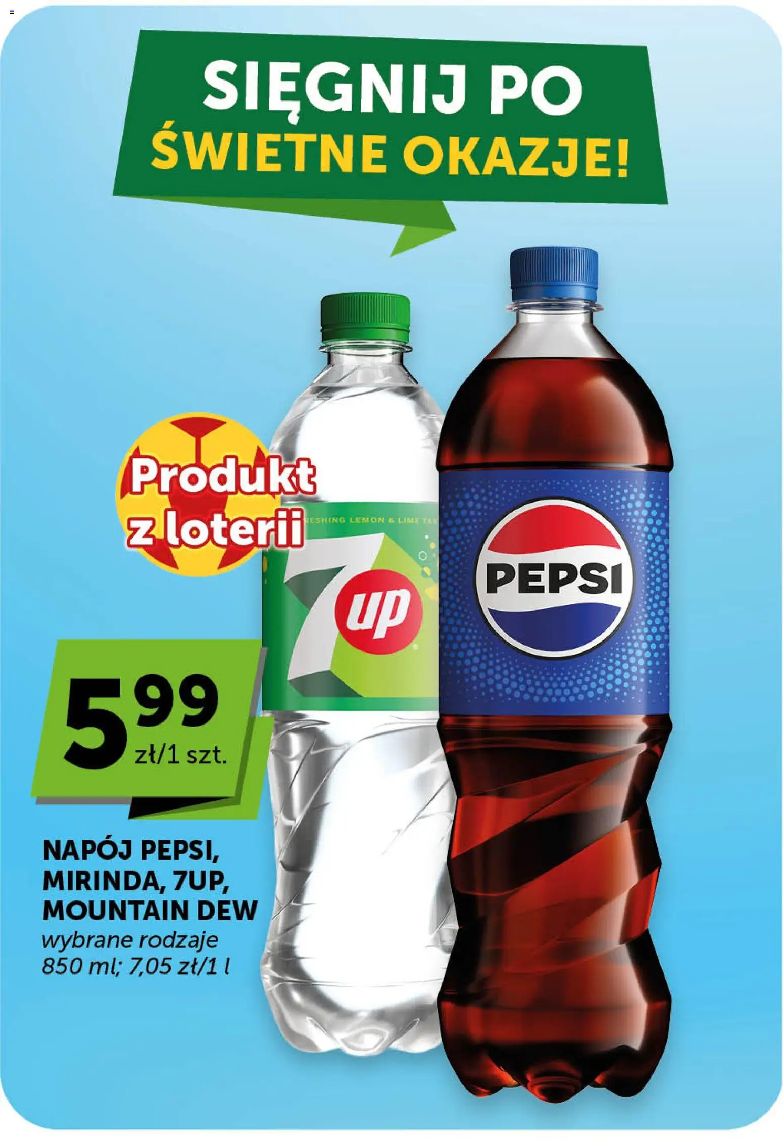 Groszek gazetka - Minimarket od 25.06.2026 | Strona: 18 | Produkty: Pepsi