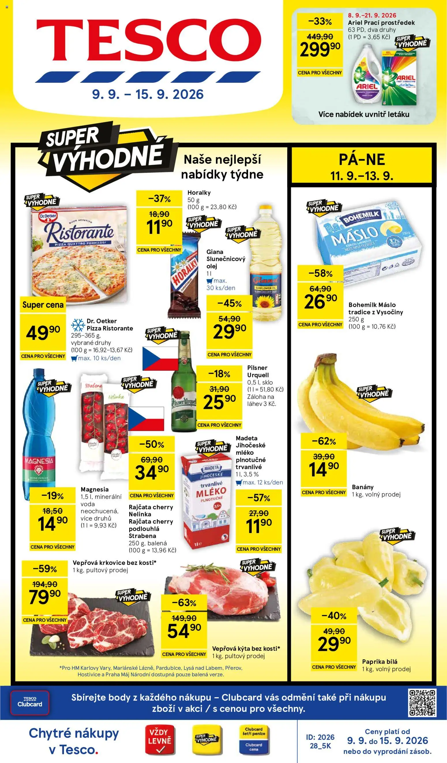 Tesco leták - Hypermarket od 09.09.2026 | Strana: 1