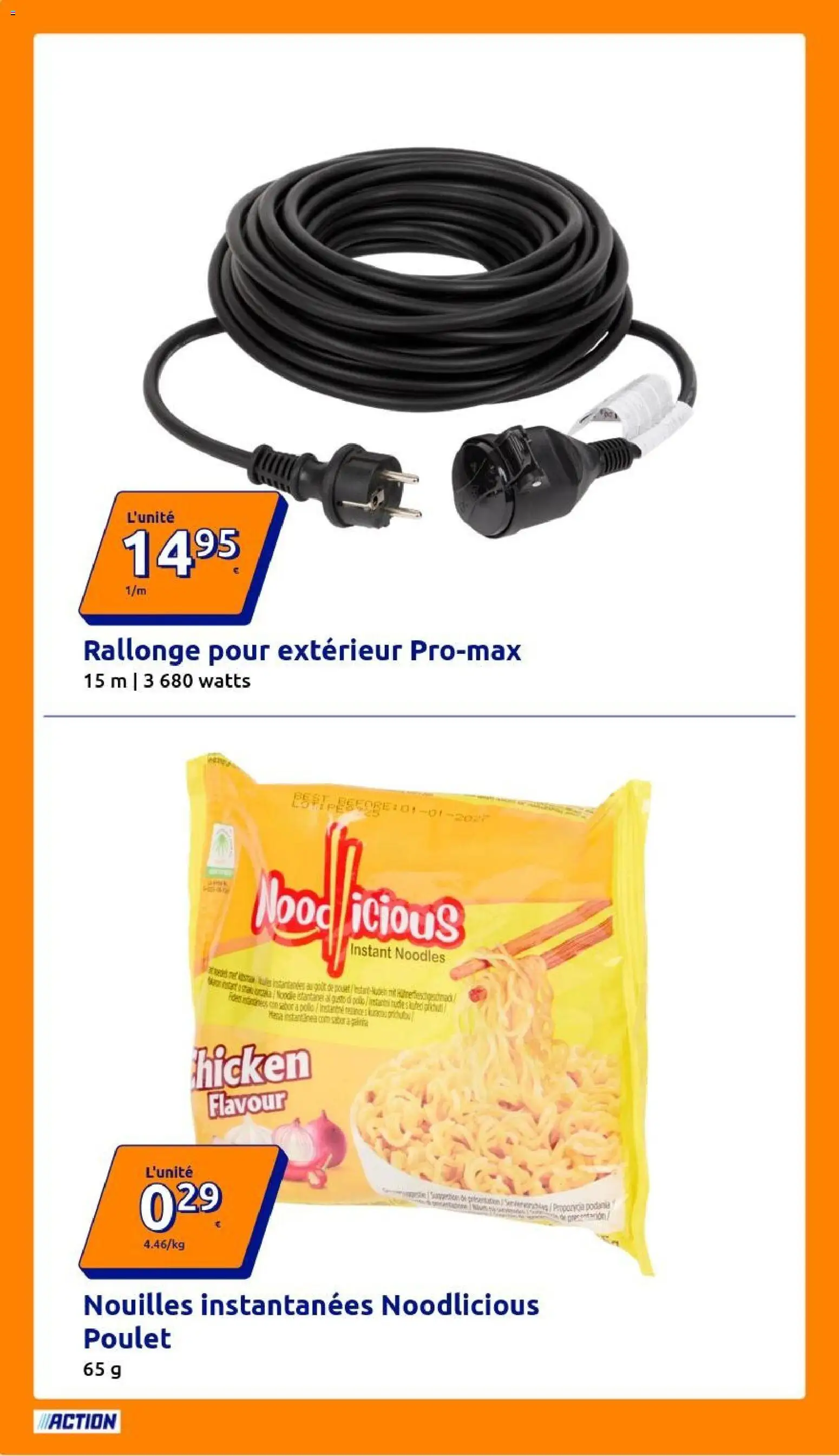 {H1} | Page: 12 | Produits: Nouilles instantanées, Nouilles