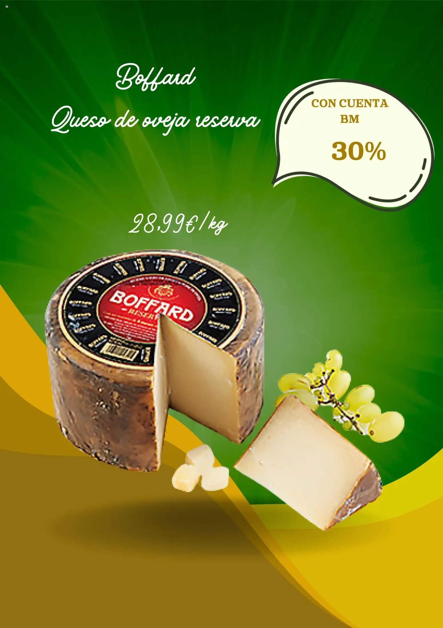 BM Supermercados folleto │ válido desde el 24/08/2026 | Página: 4 | Productos: Queso de oveja, Queso