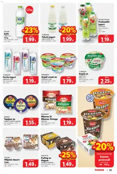 Mliječni desert Lina, 4x 100 g - Pregled kataloga iz trgovine Plodine, vrijedi od 14.10.2026 | Stranica: 29