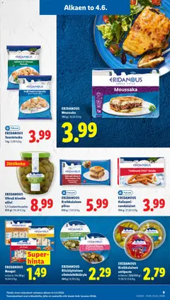 Lidl-mainoslehti voimassa 04.06.2026 alkaen | Sivu: 9 | Tuotteet: Halloumi