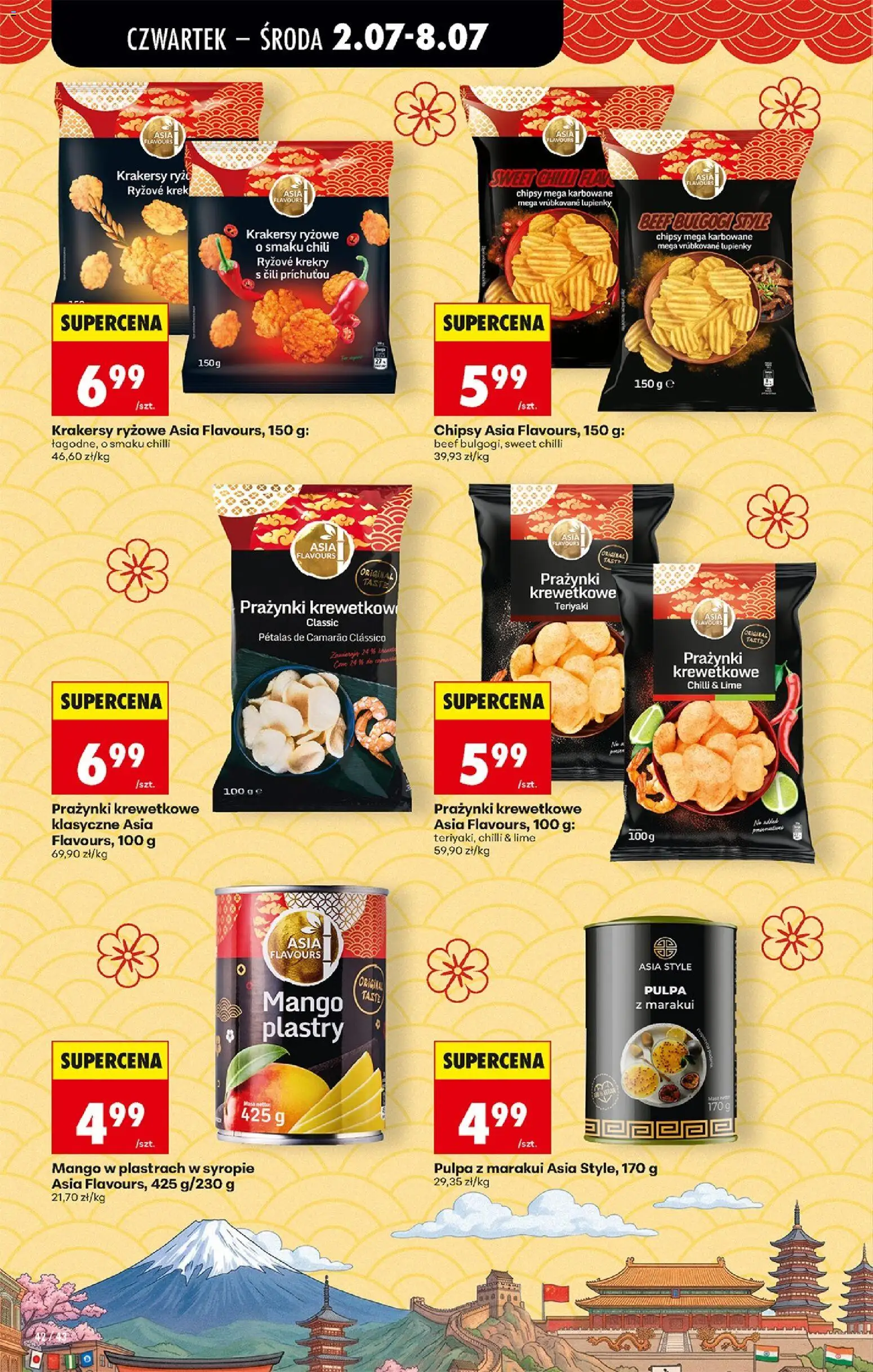Biedronka gazetka od czwartku od 02.07.2026 | Strona: 46 | Produkty: Mango, Chili, Chipsy, Krakersy