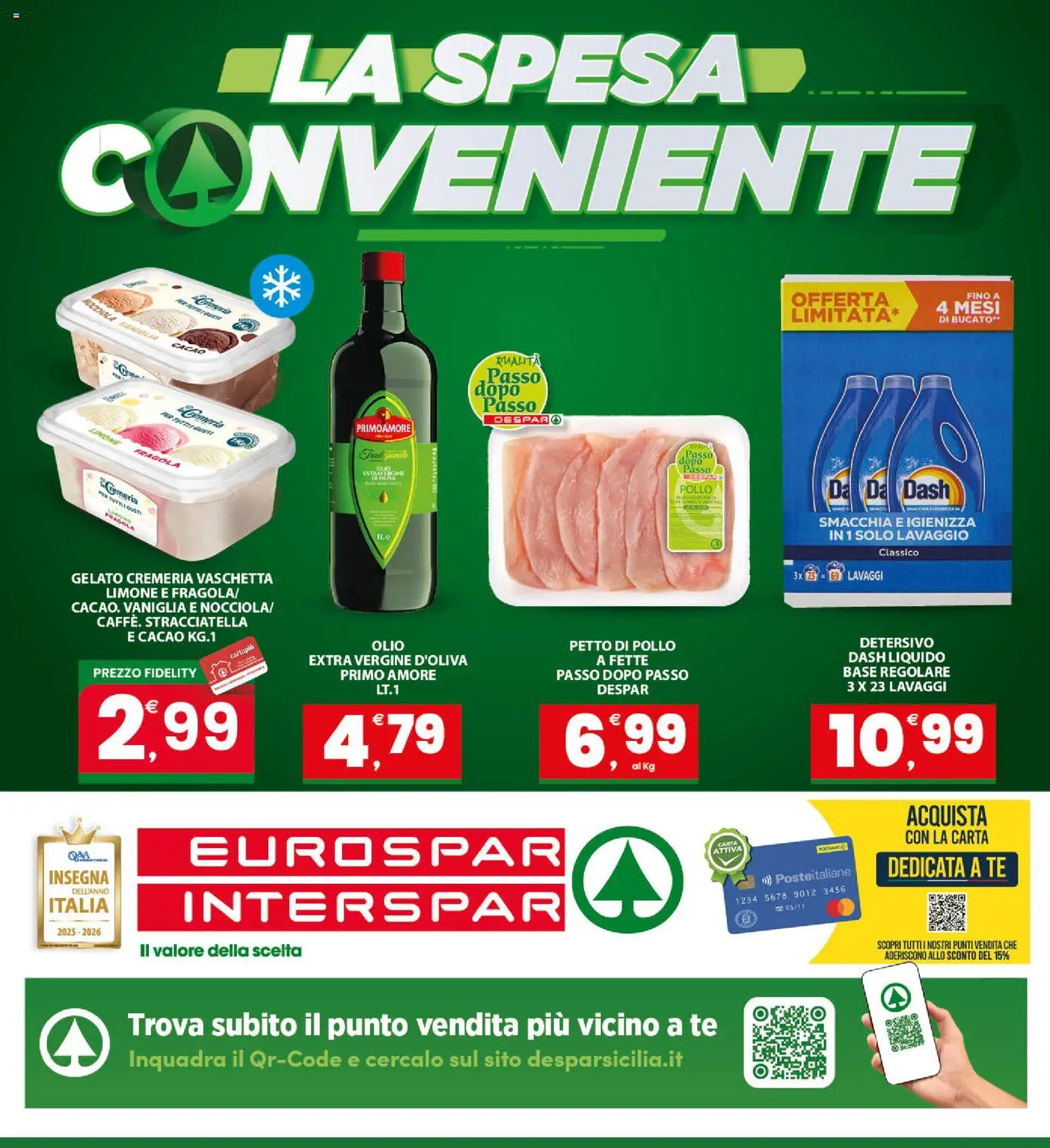Volantino Eurospar del 08.05.2026 | Pagina: 24 | Prodotti: Tè, Gelato, Limone, Cacao