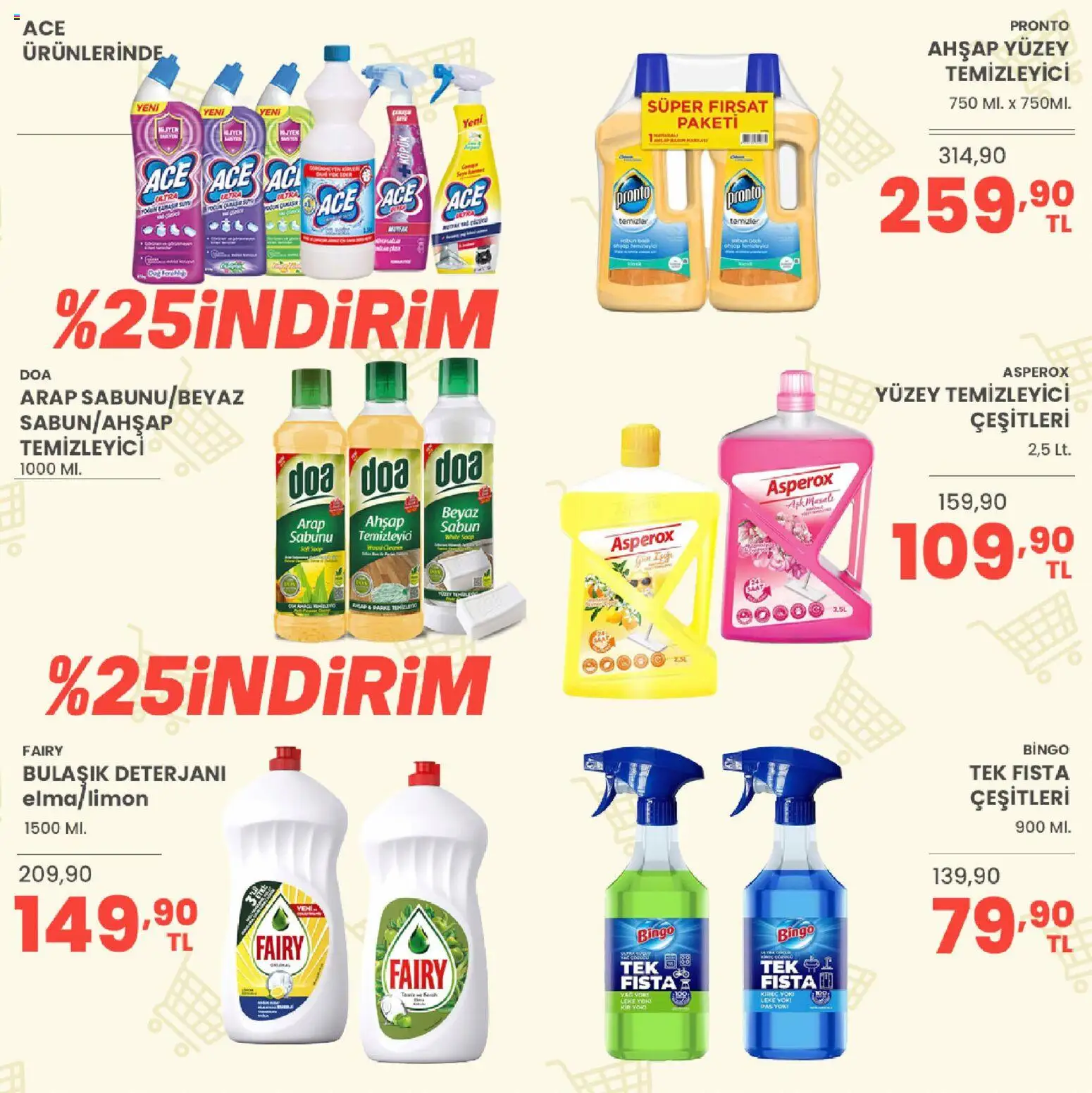 Sarıyer Katalog - 02 Ekim 2026 tarihinden itibaren geçerlidir | Sayfa: 38 | Ürünler: Sabun, Bulaşık deterjanı, Yüzey temizleyici