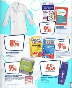 Bureau Vallée - Prévisualisation de Bureau Vallée catalogue valide à partir de 17/08/2026 | Page: 15 | Produits: Coton, Tampon, clé USB, Blouse