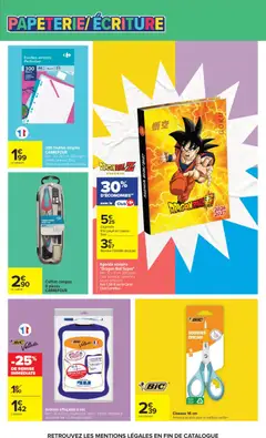 Carrefour - Prévisualisation de Ciseaux 16 cm, Anneaux souples pour un meilleur confort valide à partir de 17/08/2026 | Page: 9 | Produits: Compas, Couverture, Agenda, Ciseaux